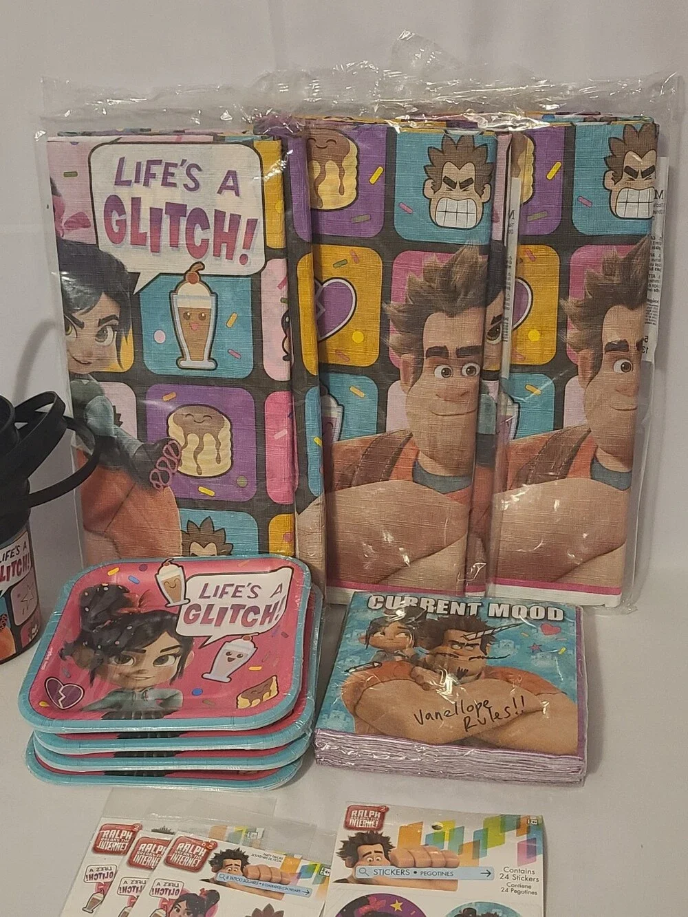 Disney Ralph Brakes The Internet Party Supplies Lot Of 34 Pieces